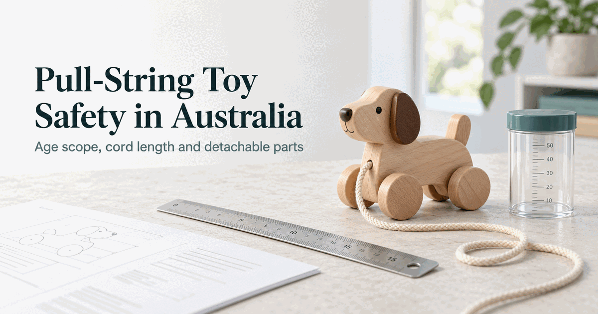 The report is real. Does it cover the pull toy you sell?