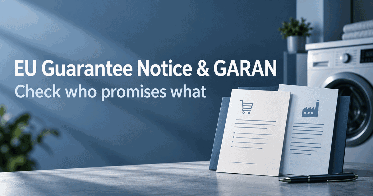 EU GARAN label: check the promise before adding the badge