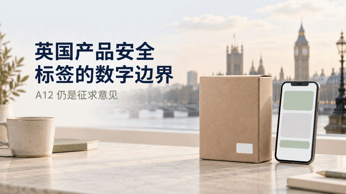 英国拟议“数字优先”标签：一个二维码能替代多少实体安全信息？