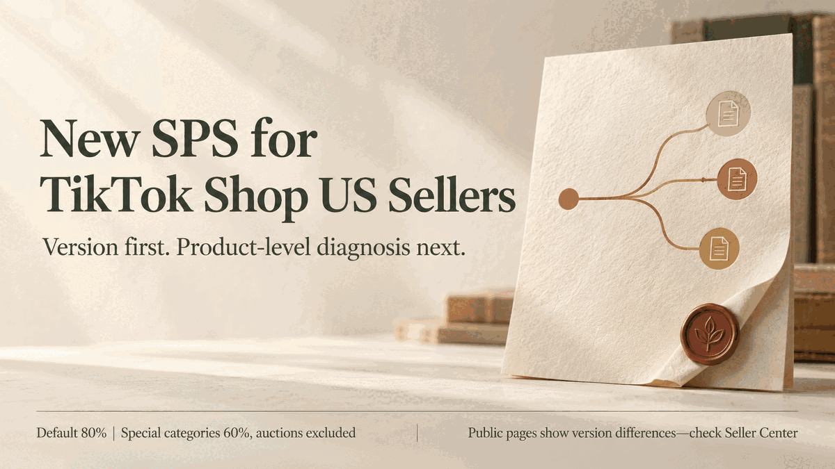 TikTok Shop US New SPS: What Sellers Should Check First After the October 16 Launch