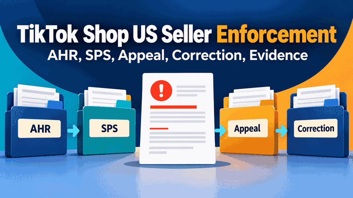 TikTok Shop US Seller Enforcement: Connect the Violation, AHR, Account Links, and Appeal Deadlines