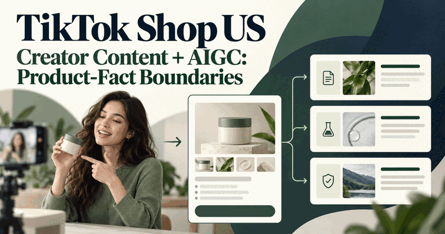 TikTok Shop US Creator Content and AIGC: Keeping Product Claims Tied to Evidence