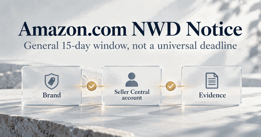 Reading an Amazon.com NWD Notice: The 15-Day Window and the Role Check