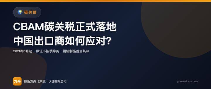 2026碳关税正式落地！欧盟CBAM对中国出口商意味着什么
