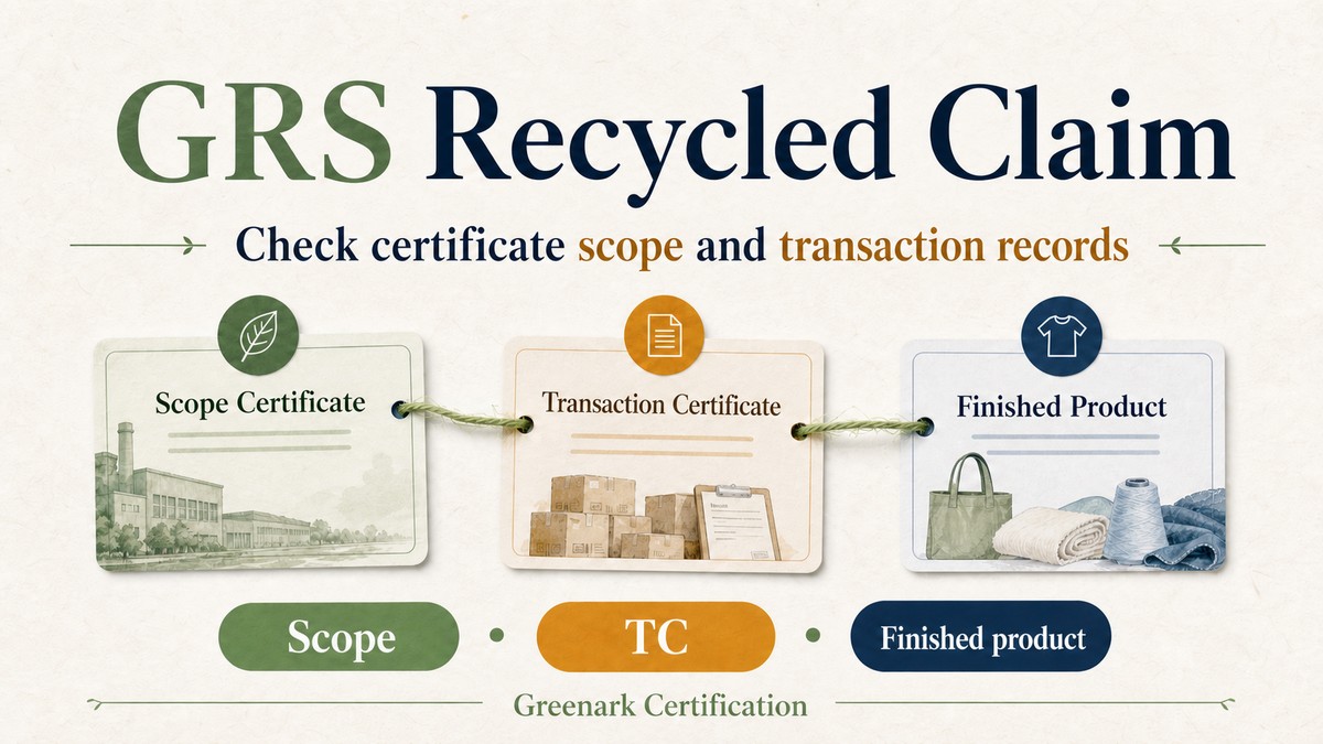 What Is GRS Recycled Certification? Read Scope, TC and Finished Product Together