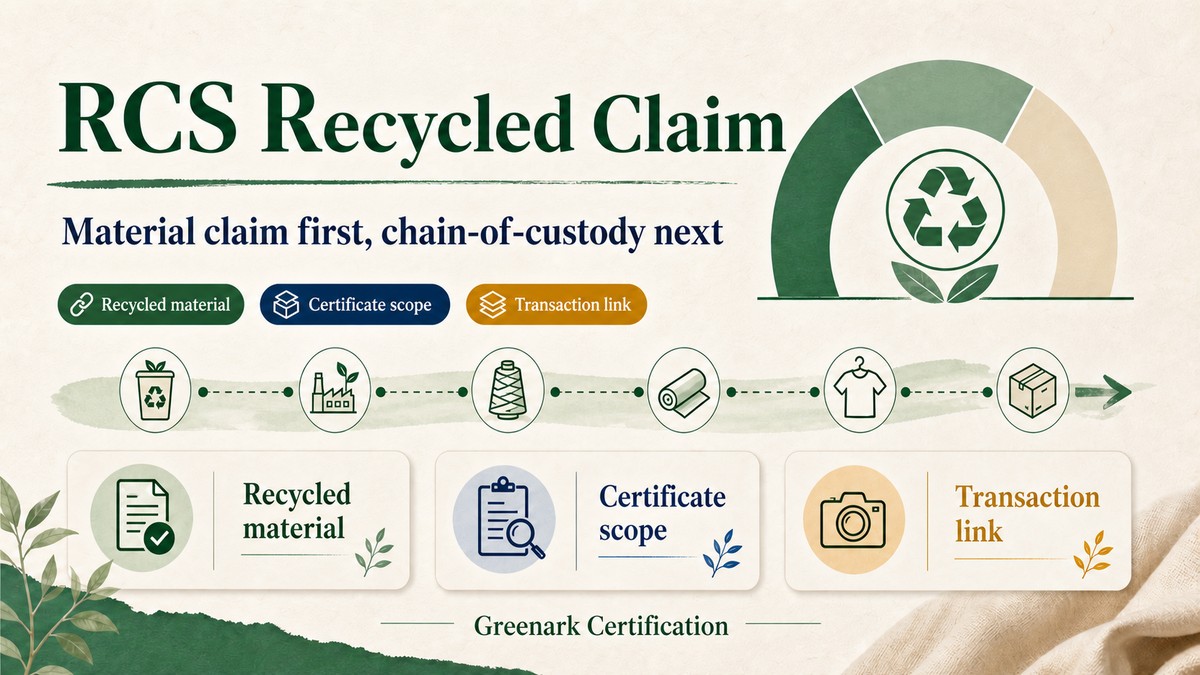 What Is RCS Certification? A Recycled Claim Needs Material Scope and Chain Evidence