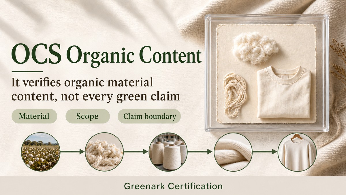 What Is OCS Certification? It Verifies Organic Content, Not Every Green Claim