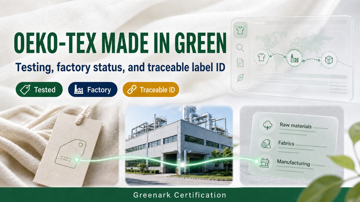 What Is OEKO-TEX MADE IN GREEN? Testing, Factory Status and Traceability Must Align
