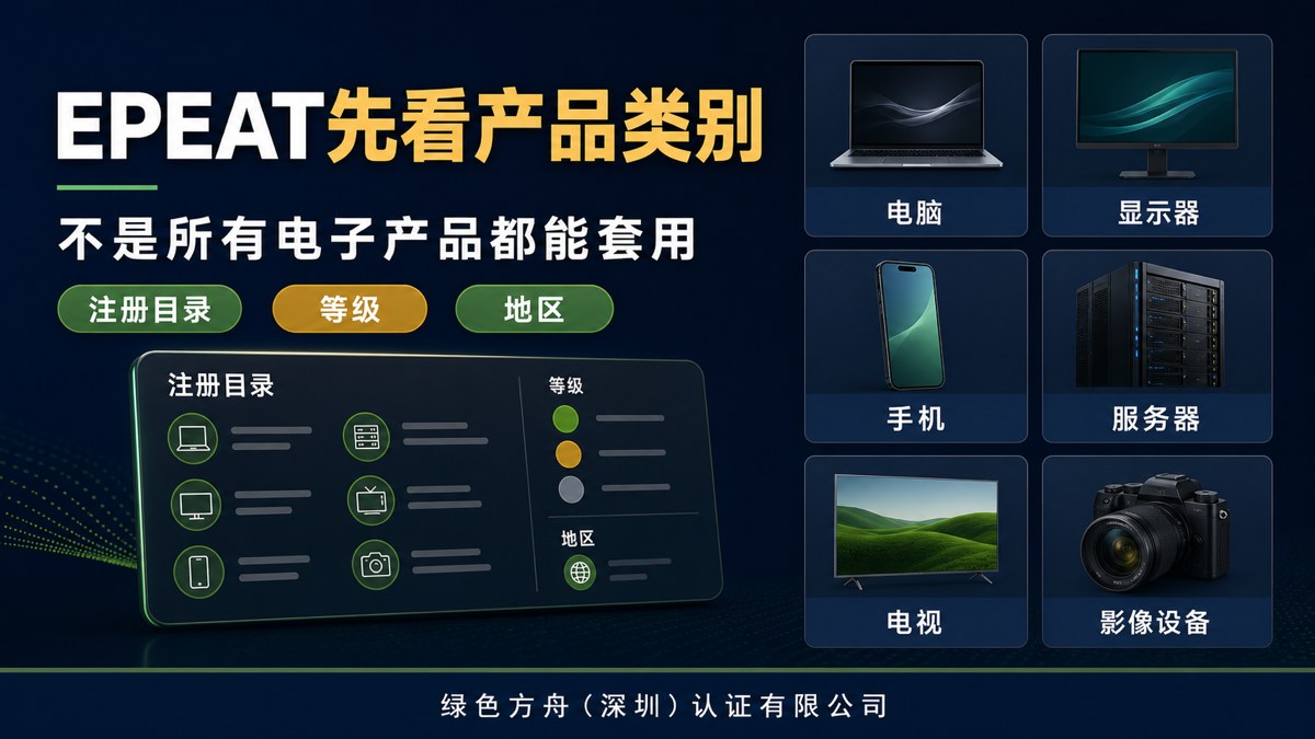什么是 EPEAT 电子产品环保标签？不是所有电子产品都能套用