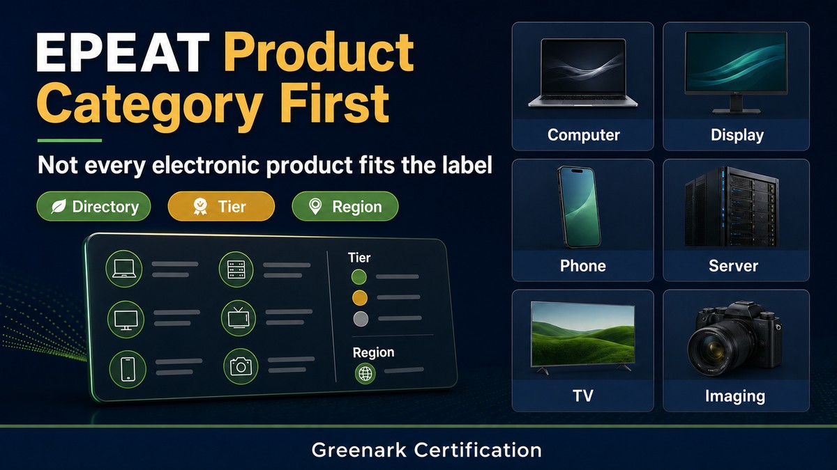 What Is EPEAT? Product Category and Region Come Before the Claim