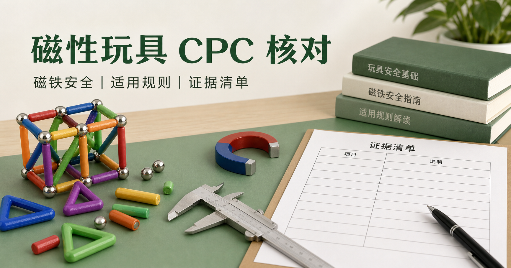 美国磁性玩具 CPC 核对：磁铁安全、适用规则与证据清单