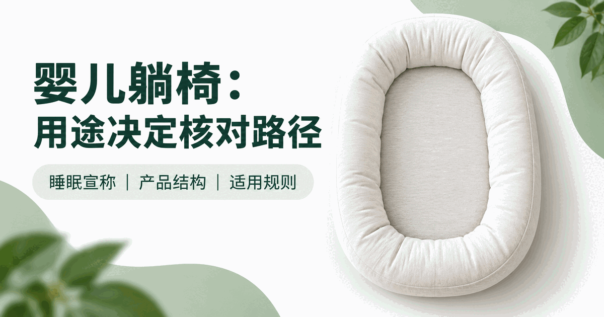 婴儿躺椅为何不能靠改名避开睡眠产品规则