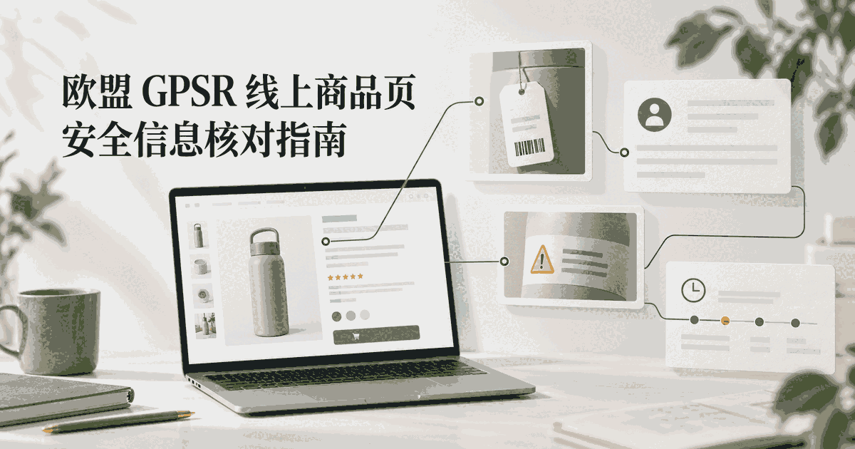 GPSR商品页信息怎么核对