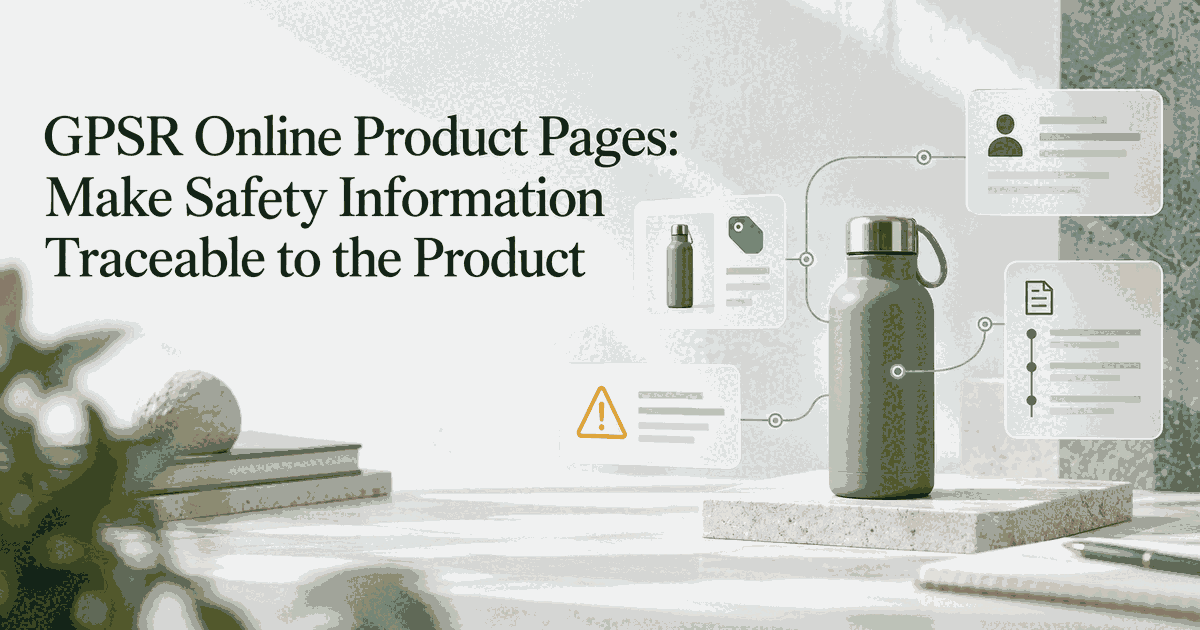 GPSR online offers: match the page to the product