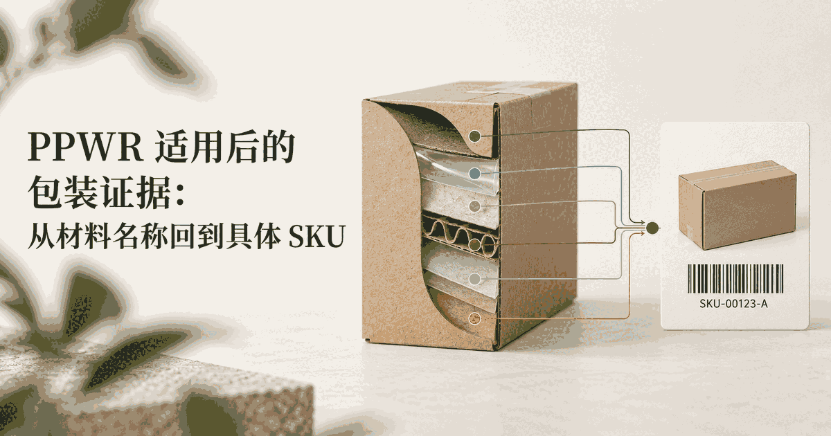 PPWR包装声明先核对哪一版