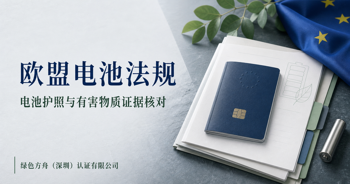 欧盟电池法规不是只看电池护照：含电池 SKU 要先把型号、物质限制和页面声明连起来