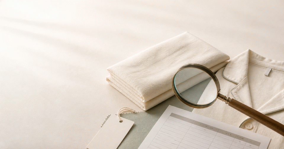 A GOTS Fabric Purchase Record Is Not a Finished Sleepwear Label Decision