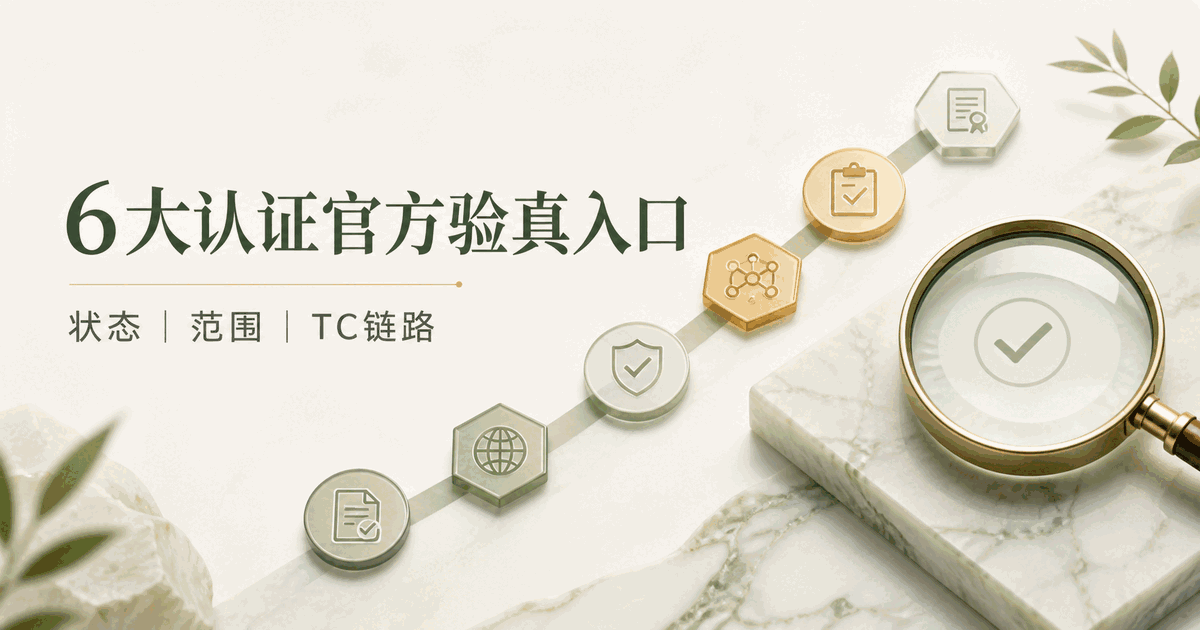 CPF绿标平台抽查应对指南：6大认证官方验真入口与证据链自查方法