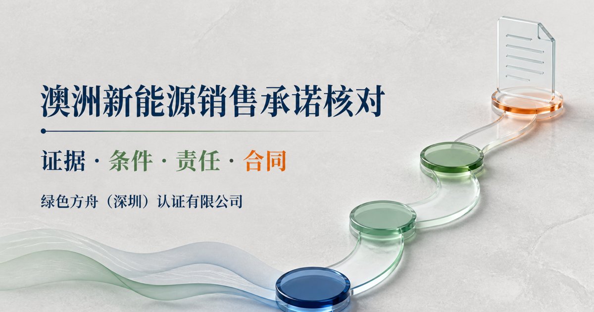 澳洲新能源技术消费者准则：销售页面承诺核对指南