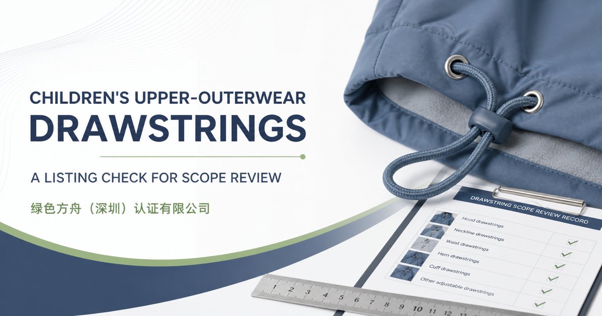Children’s Upper-Outerwear Drawstrings: Why Listing Details Matter to Scope Review