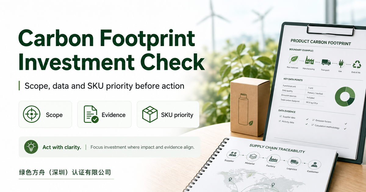 Before Carbon Footprint Work, Decision-Makers Should Understand This Investment Table