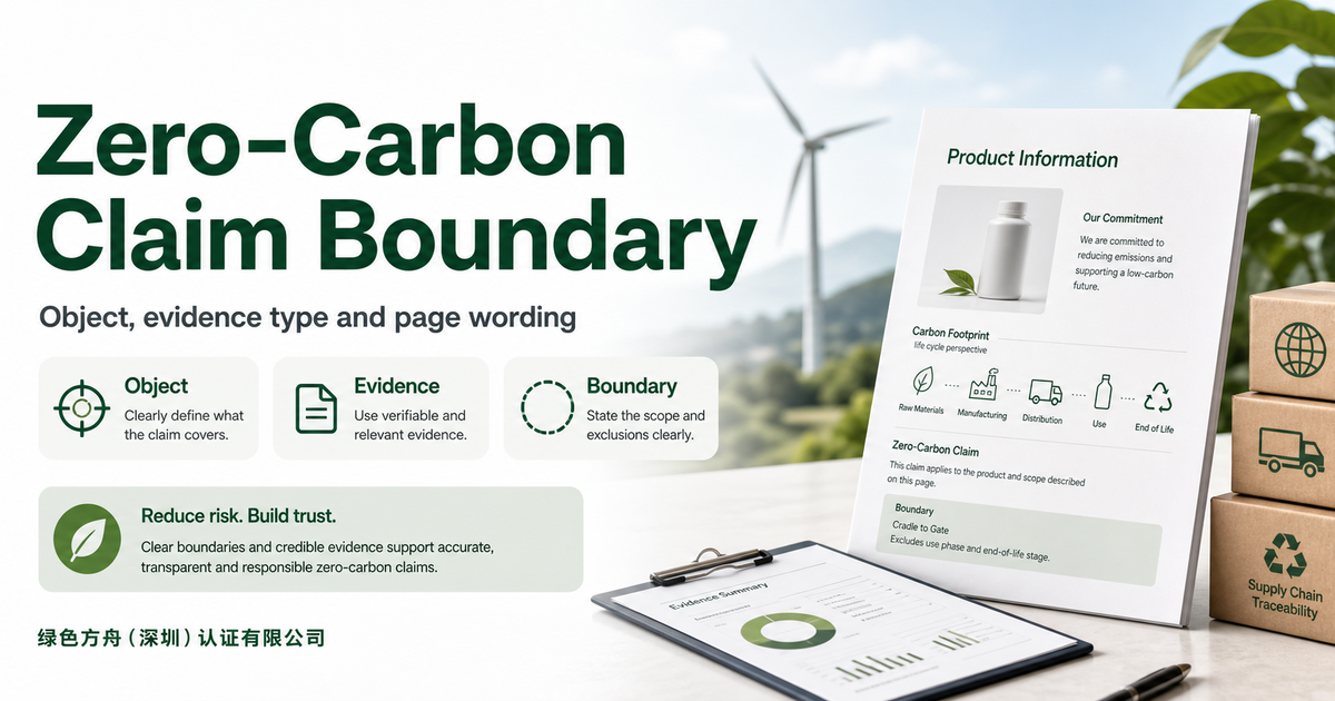 Do Not Write Zero Carbon Casually: Carbon Claim Boundaries for Cross-Border Sellers