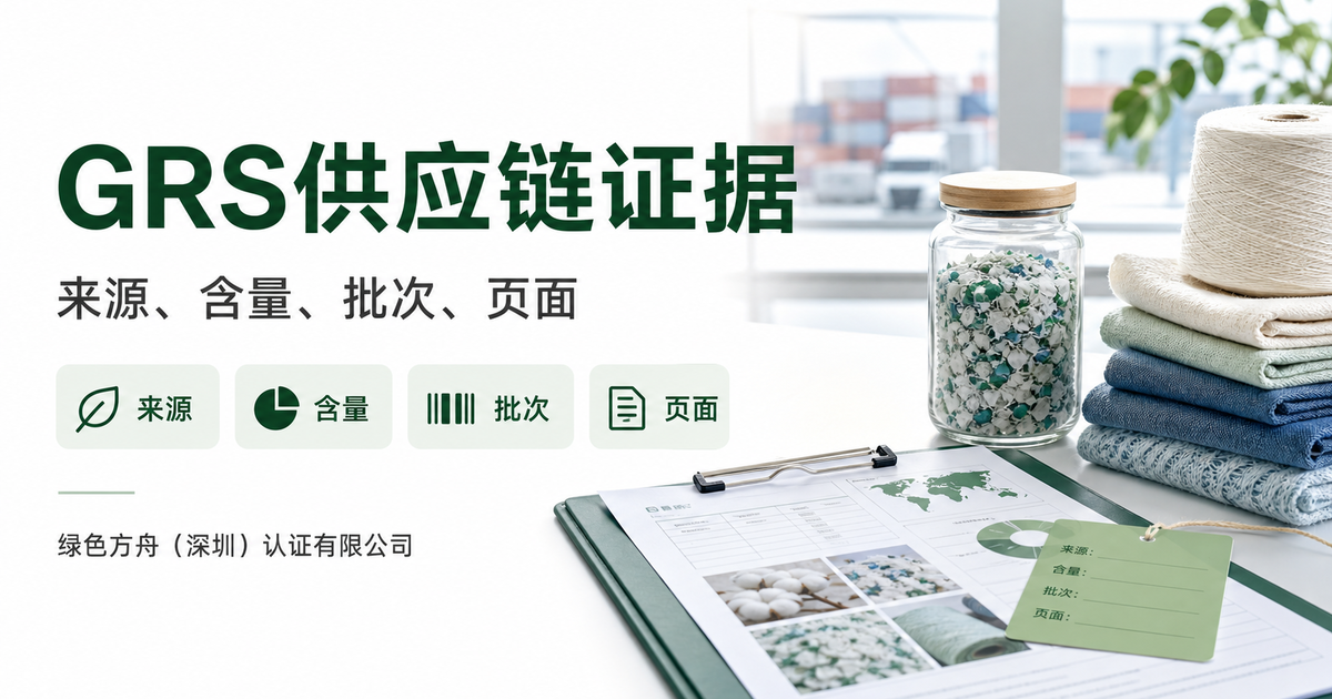 GRS不是“再生材料贴纸”：它考验的是整条供应链