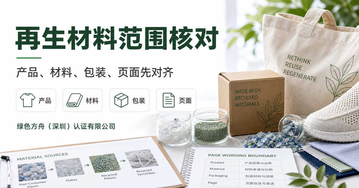 包袋、鞋材、包装都能讲再生？先别急，范围要分清