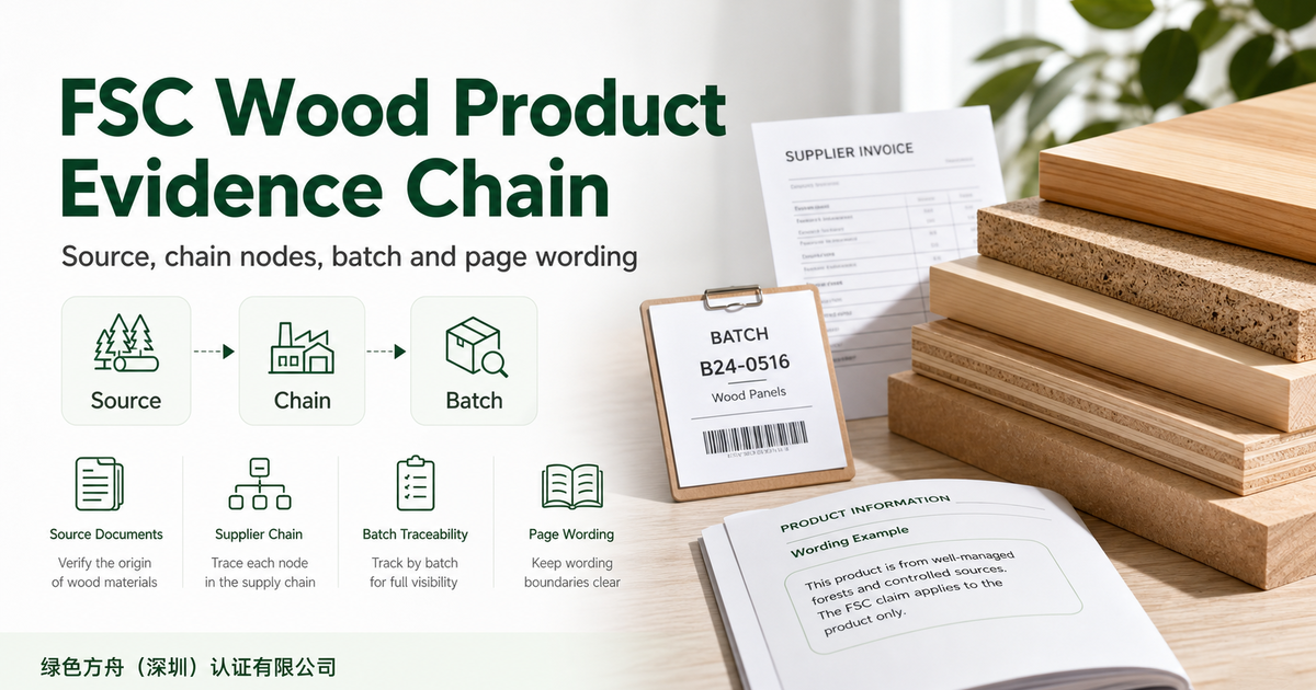 Wood Product Sellers Should Explain FSC Chain of Custody Before Saying Natural
