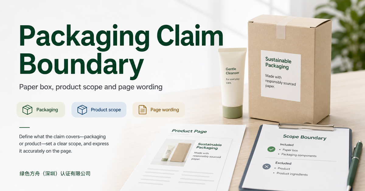 Do Not Turn Packaging Evidence into Whole-Product Certification