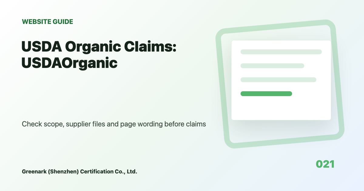 USDA Organic Is Not a Premium Way to Say Natural Food