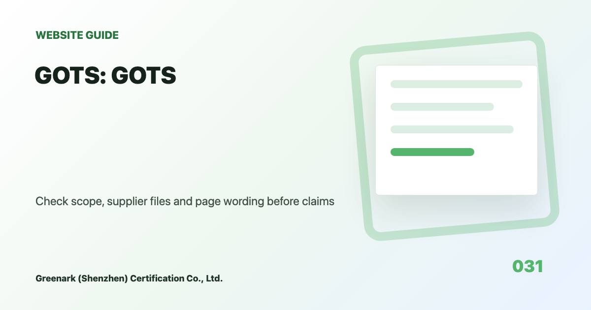 Textile Green-Claim Combinations: More Certificates Are Not Better Unless Each Has a Clear Role