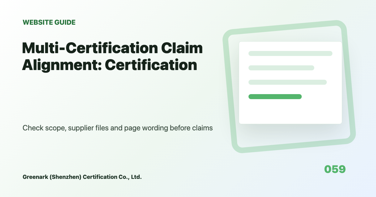 Multi-Certification Claims: More Certificates Are Not Better Unless Each Has a Clear Role