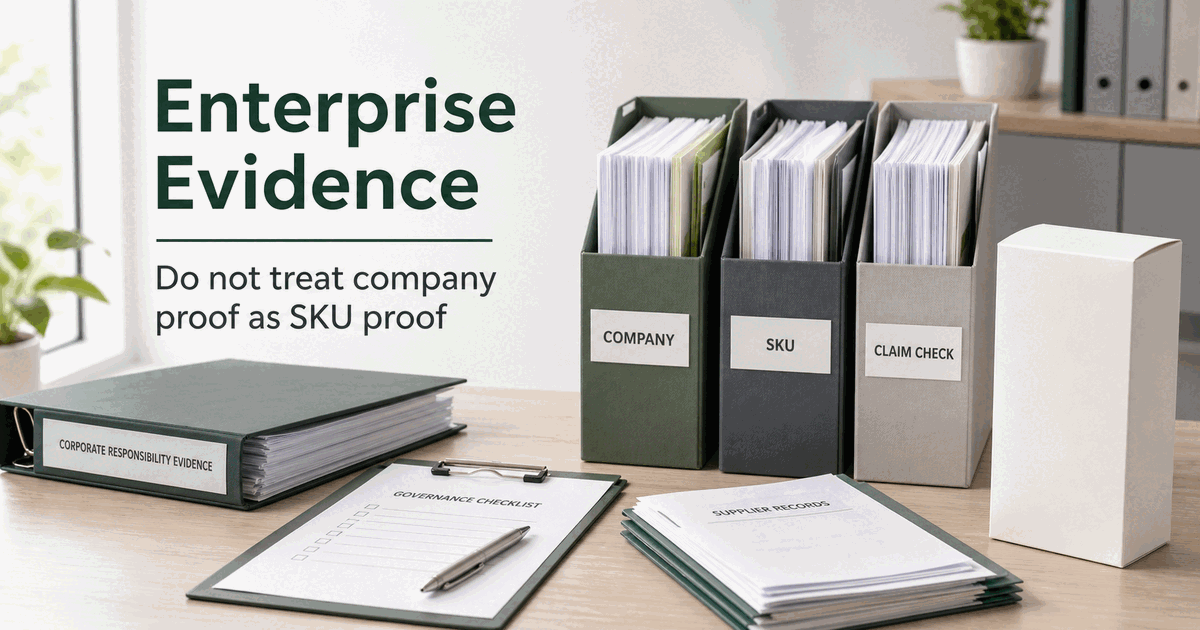 B Corp 2026 Standards and CPF Evidence Boundaries
