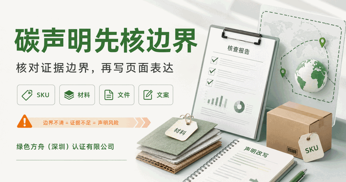 碳中和能不能写进 CPF 页面？先分清“谁中和、哪一批、凭什么”