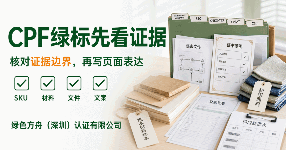 CPF 资料别堆在一起：农林、纸木、纺织、电子、循环五类证据要分夹核对