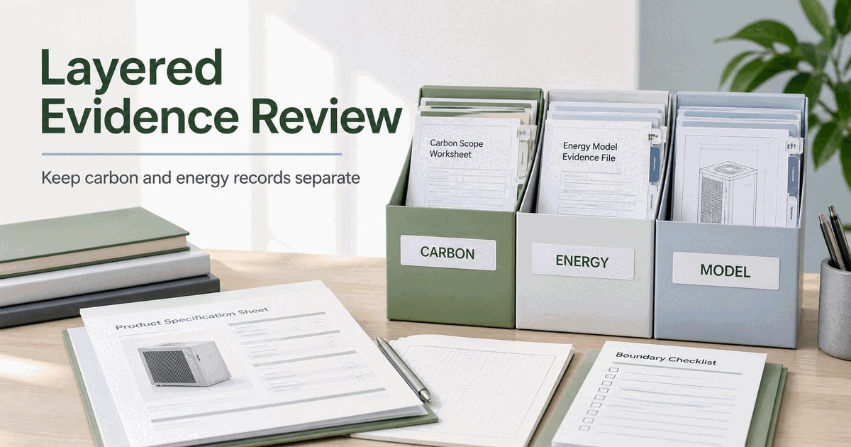 CPF Layered Review: Carbon Claims and Energy Labels