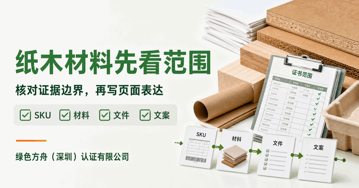 FSC 纸木材料旧稿上线前，先删掉这些越界句