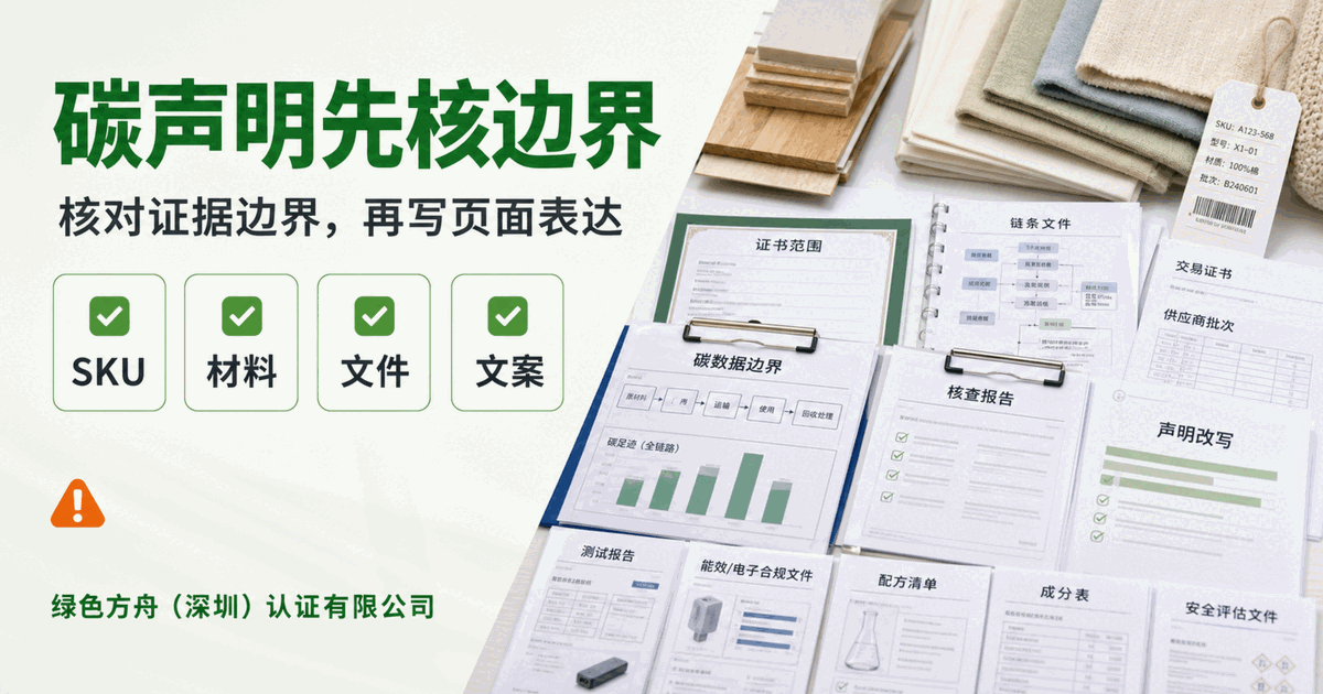 亚马逊绿标怎么选？先按“产品证据”核对