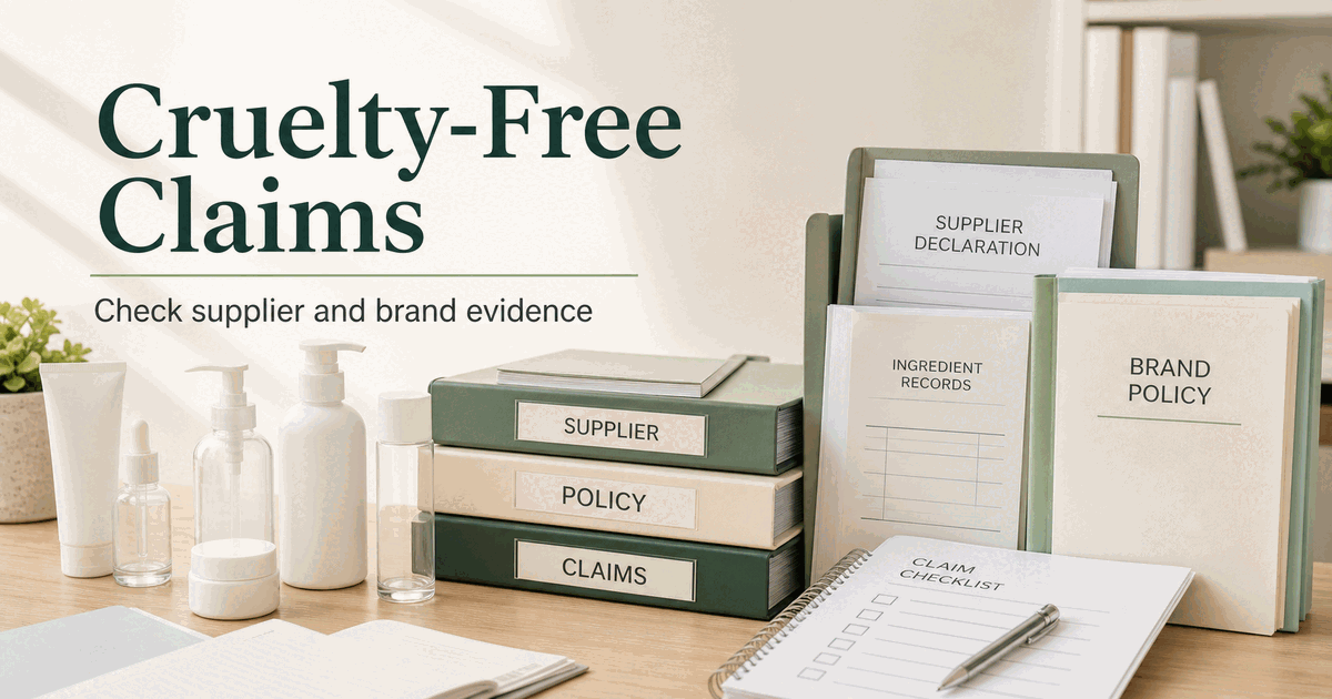 Leaping Bunny Cruelty-Free Claim Evidence Review
