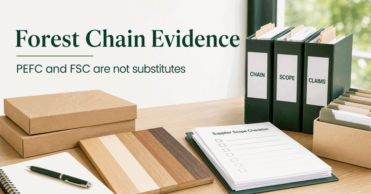 PEFC and FSC Paper-Wood Evidence Layer Review