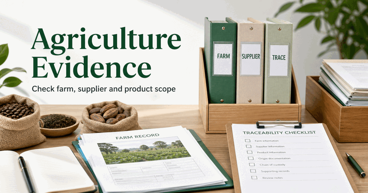 Rainforest Alliance Agricultural Supply Chain Evidence Review