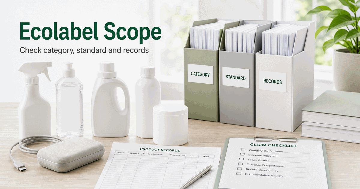 UL ECOLOGO Category Scope and SPOT Evidence Review