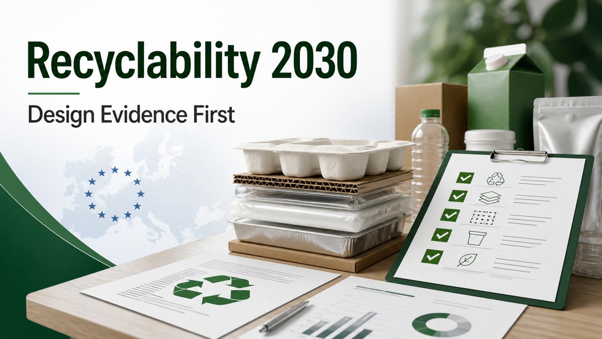 PPWR Recyclability Toward 2030: Build Design Evidence Before Writing the Claim