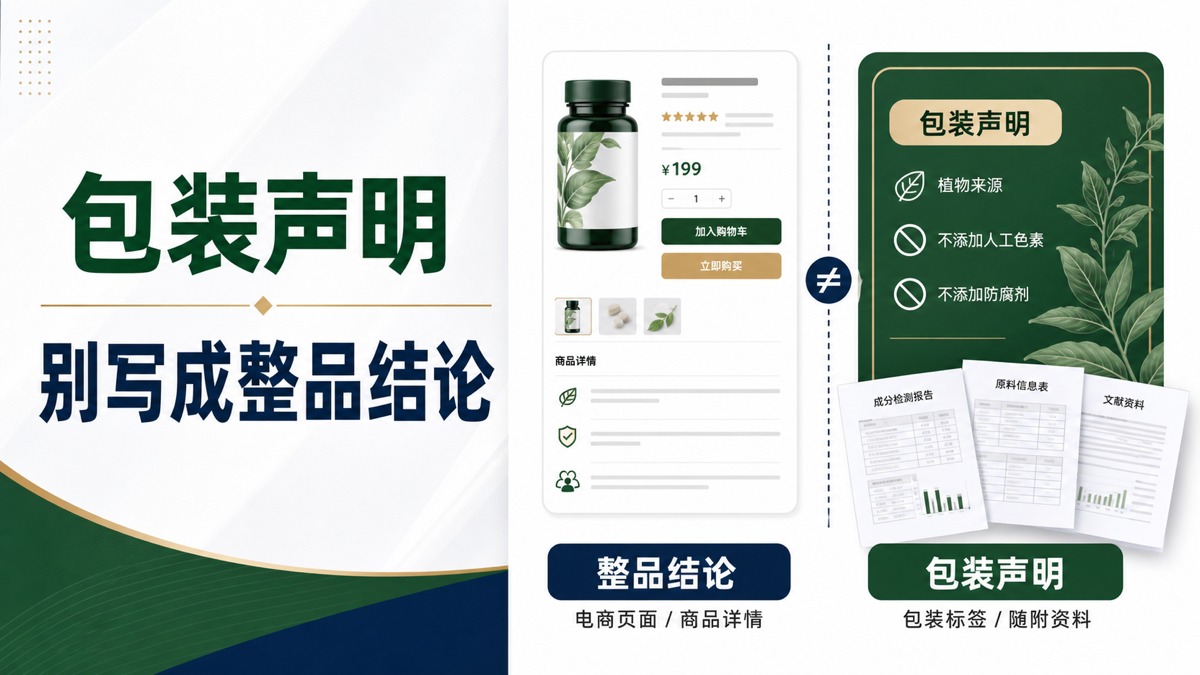 PPWR 下包装标签和页面声明怎么写？不要把包装事实写成产品环保结论