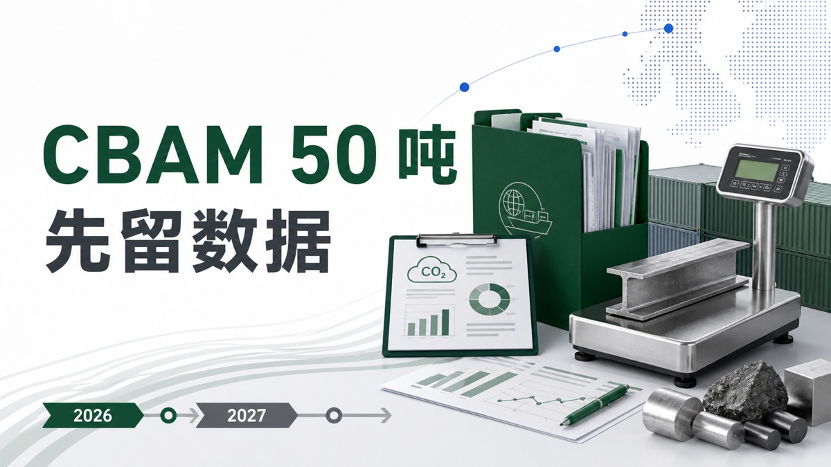 CBAM 2026 正式期和 50 吨门槛怎么理解？不要把门槛当成永久豁免