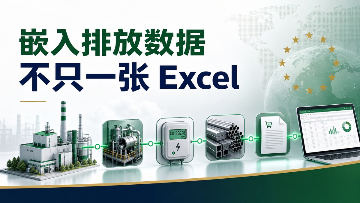 CBAM 嵌入排放数据怎么向供应商要？不要只发一张 Excel 表