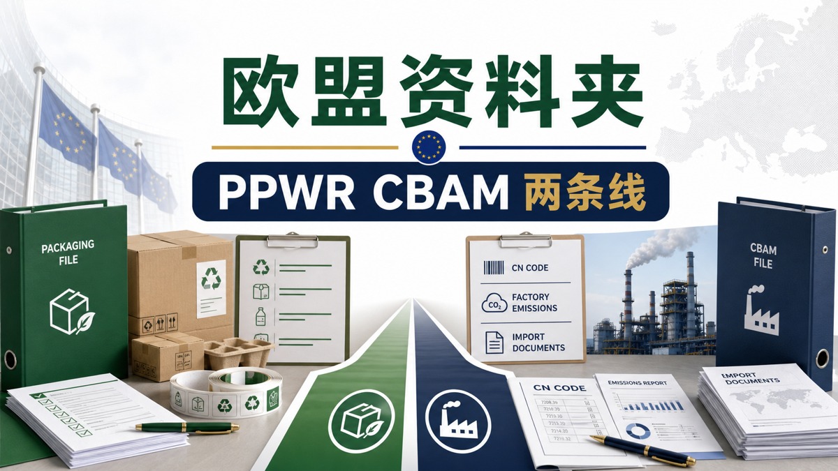 PPWR 和 CBAM 能不能放进一个欧盟合规资料夹？可以，但不要混成一个表