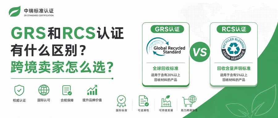 GRS和RCS认证有什么区别？跨境卖家怎么选？