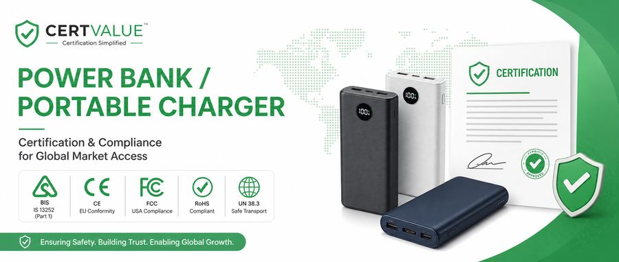 Power Bank / Portable Charger Export Compliance Guide — US + EU + Japan
